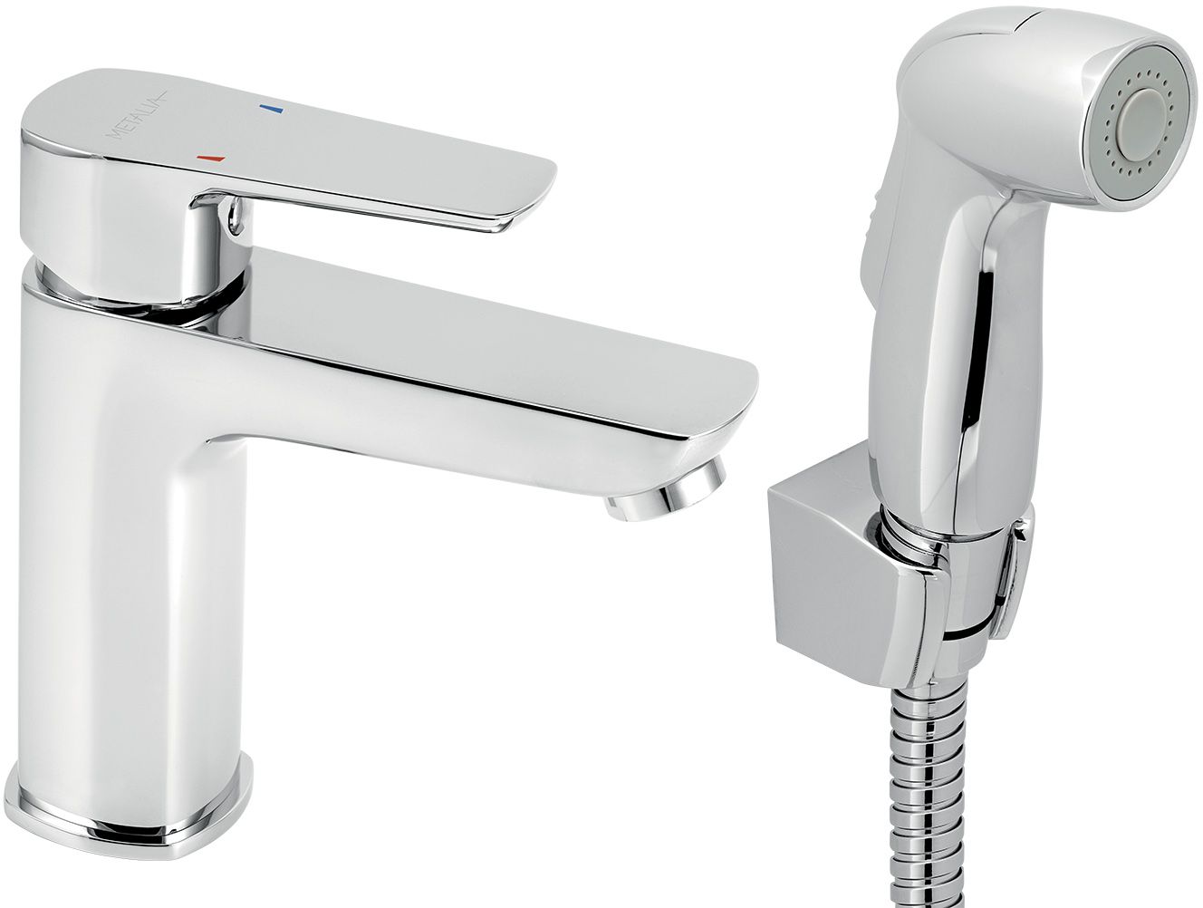 Novaservis Metalia 58 baterie lavoar stativ crom 58015,0