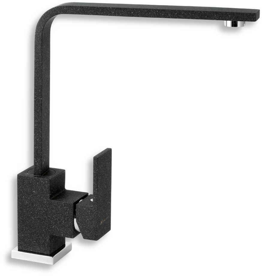 Novaservis Nobless Edge baterie bucătărie pe picior negru 36713,GRB