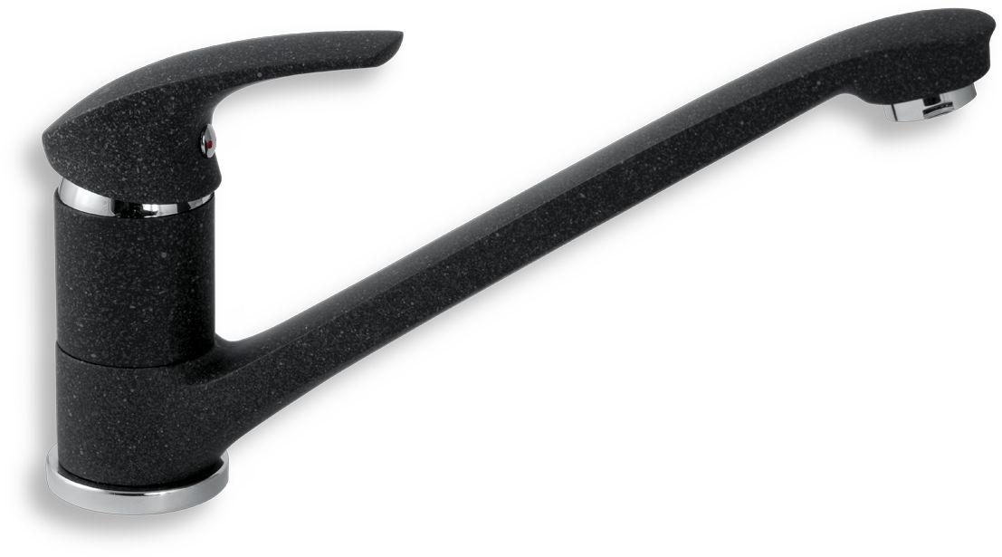 Novaservis Metalia 57 baterie bucătărie pe picior negru 57091,GRB