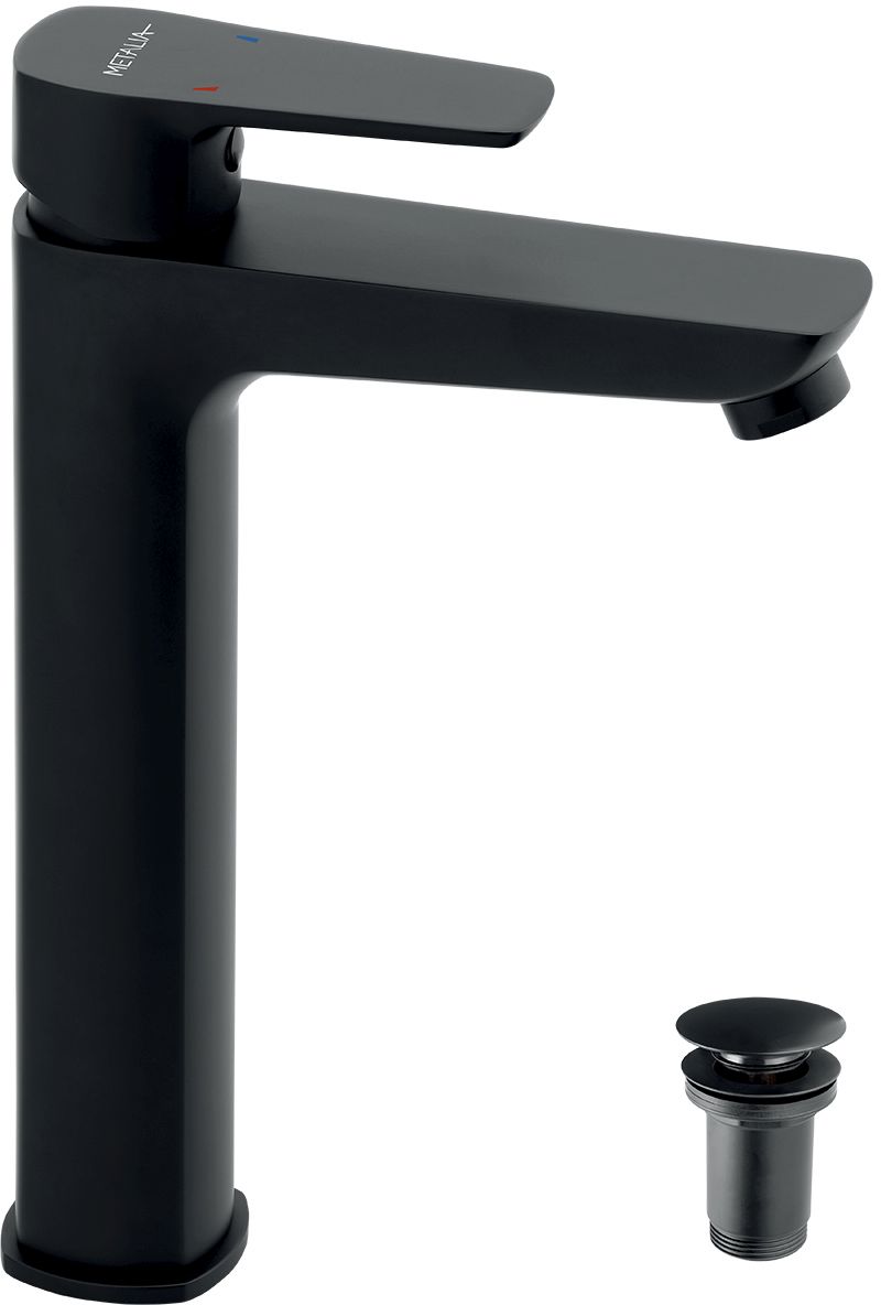 Novaservis Metalia 58 baterie lavoar stativ negru 58503,5