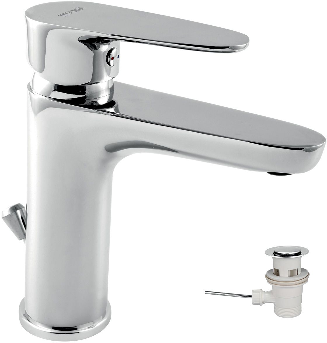 Novaservis Titania Smart baterie lavoar stativ crom 98001,0