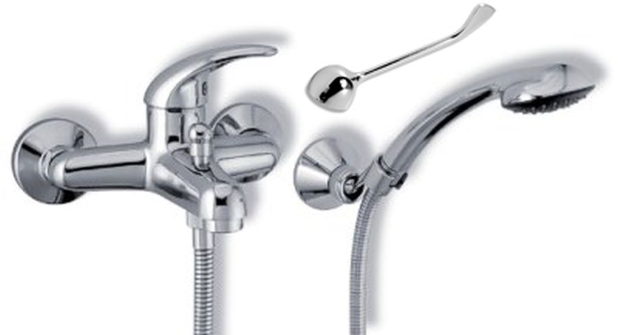 Novaservis Metalia 55 baterie cadă-duș perete crom 55020,0L