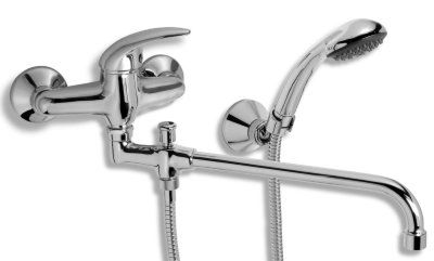 Novaservis Metalia 55 baterie cadă-duș perete crom 55036,0