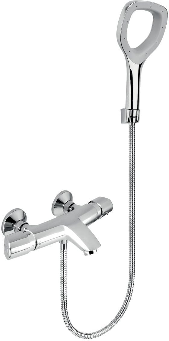 Novaservis Metalia 57 Termo baterie cadă-duș perete da crom 57921,0E
