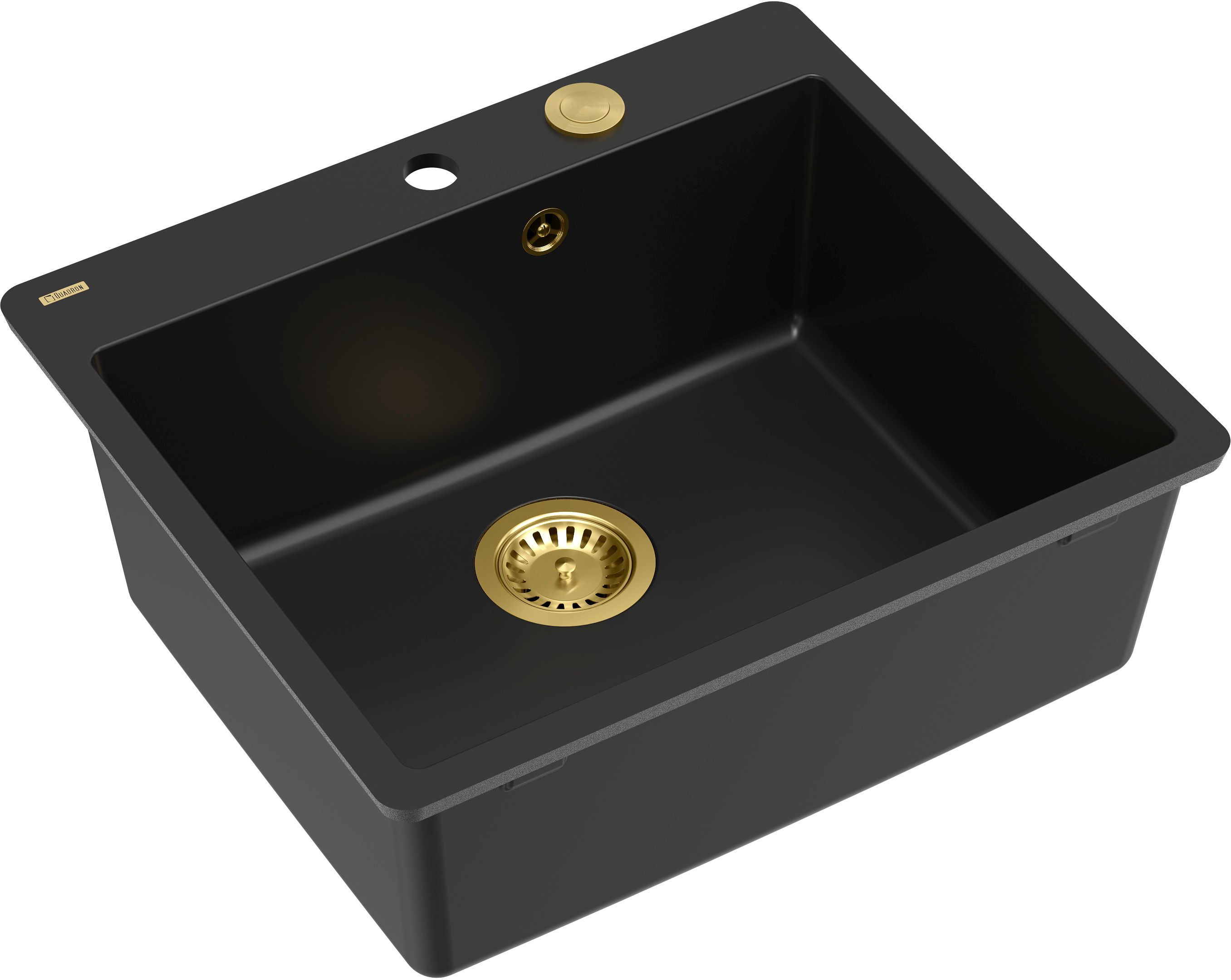 Quadron Morgan chiuveta graniteq 56.5x49.5 cm negru HB8304U7-FM_G1_P2O