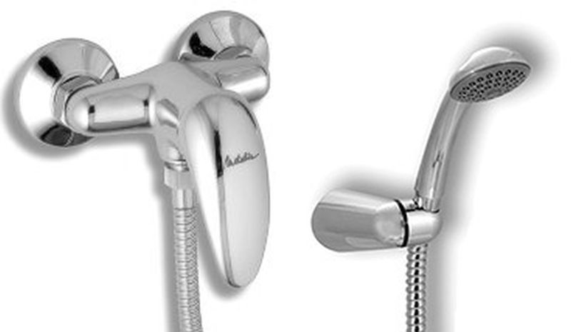 Novaservis Metalia 55 baterie de duș perete crom 55065,0