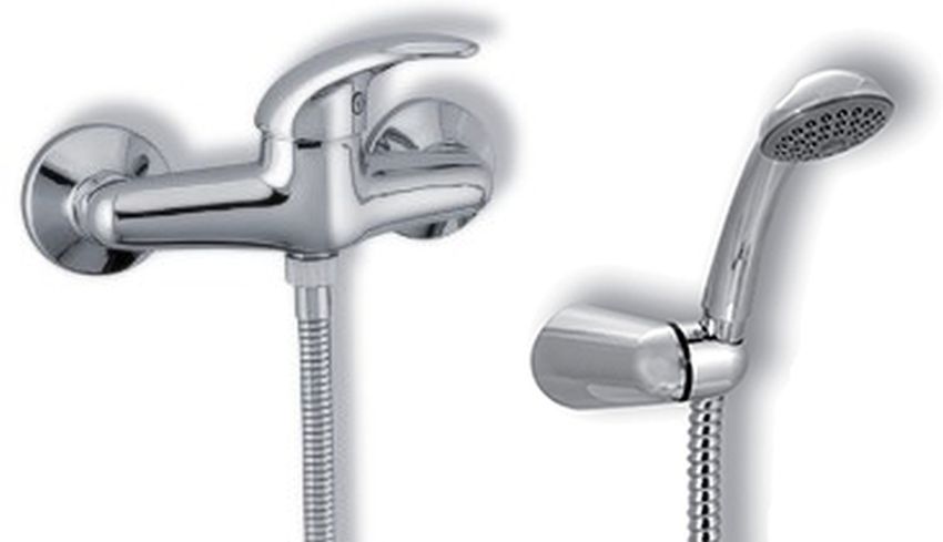 Novaservis Metalia 55 baterie de duș perete crom 55060,0