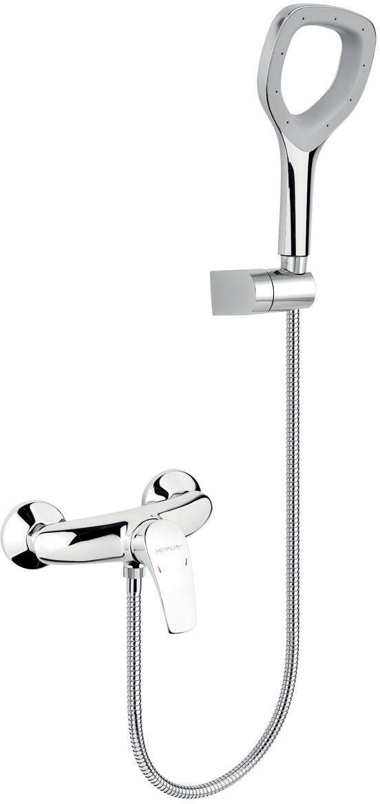 Novaservis Metalia 57 baterie de duș perete crom 57060,0E