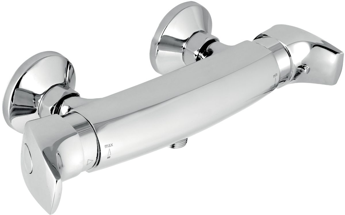 Novaservis Metalia 57 Termo baterie de duș perete da crom 57960/1,0