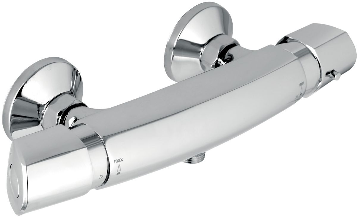 Novaservis Metalia 57 Termo baterie de duș perete da crom 57961/1,0