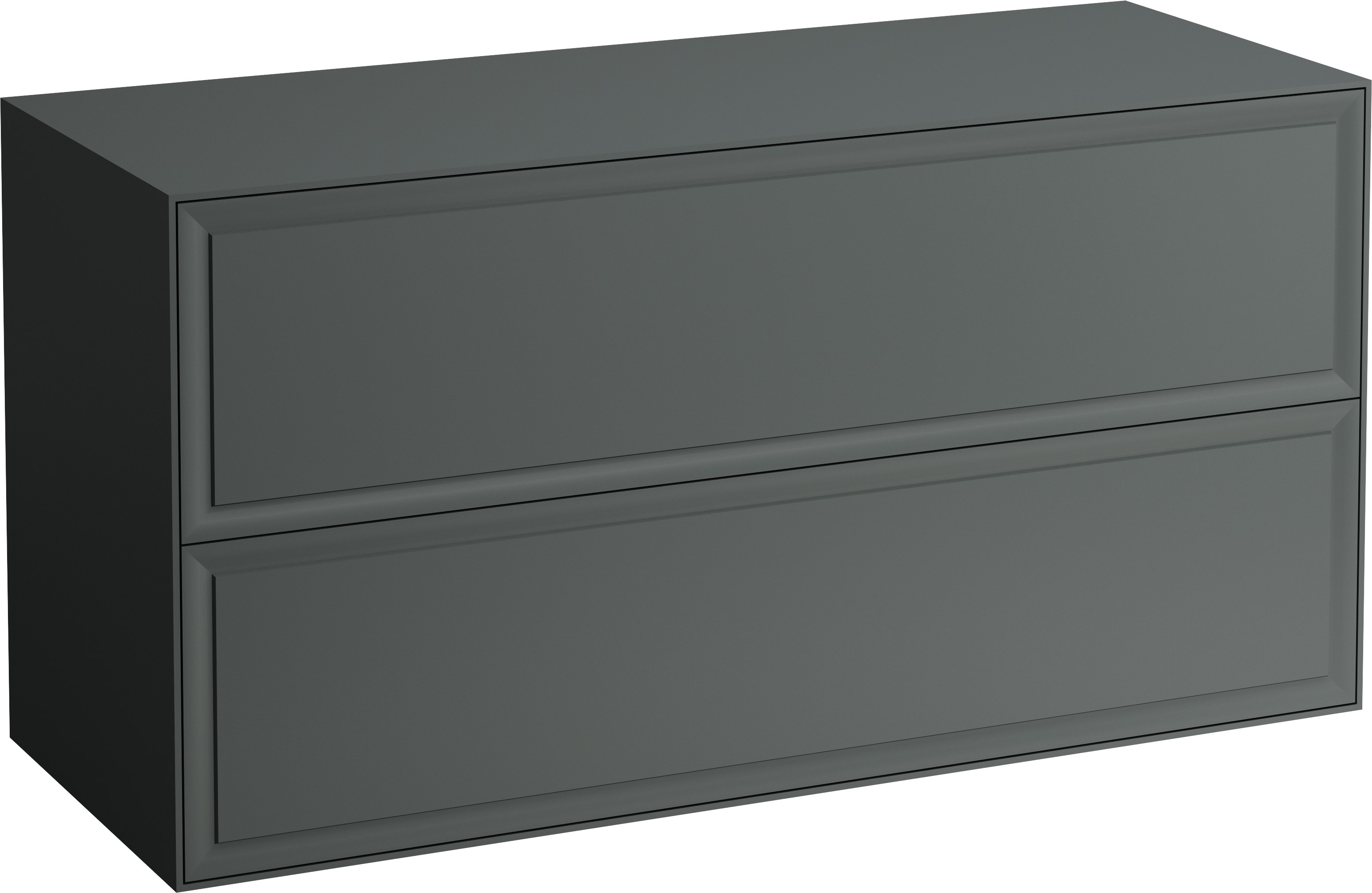 Laufen The New Classic dulap cu blat 117.5x45.5x60 cm sub chiuveta pe perete gri H4060260856271