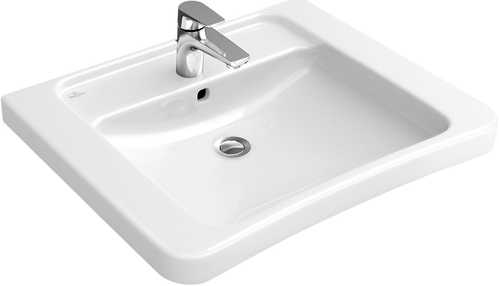 Villeroy & Boch Vita lavoar 65x55 cm dreptunghiular clasică pentru persoane cu dizabilități alb 517867T2