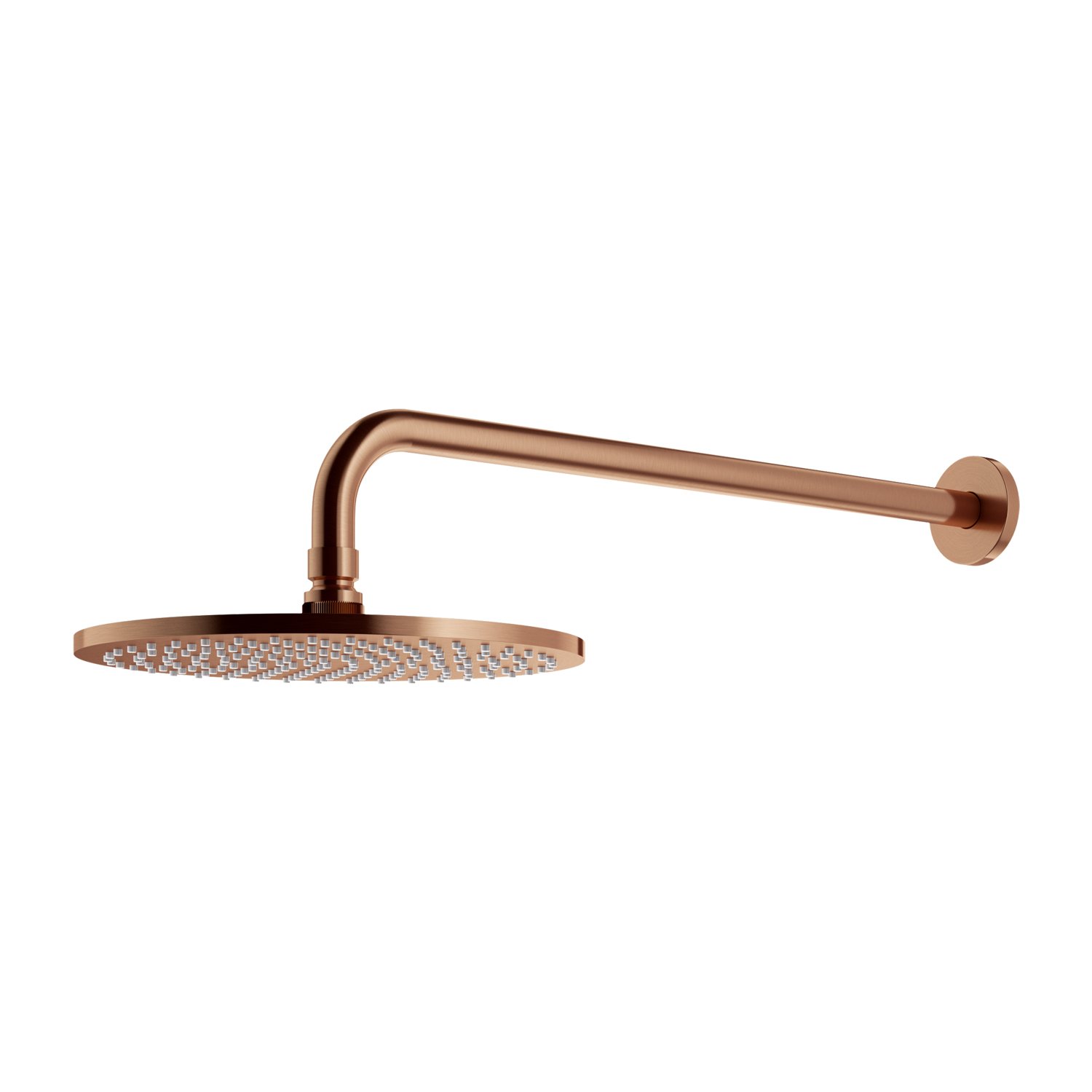 Omnires SlimLine cap de duș cu braț 25.4x25.4 cm rotund cupru WGSET1CPB