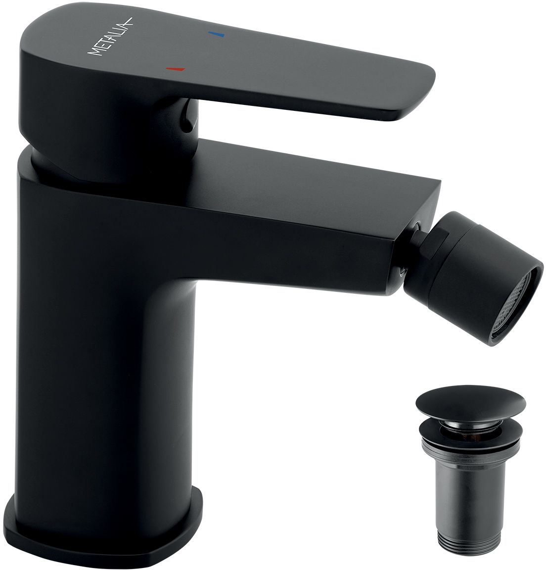 Novaservis Metalia 58 baterie bideu stativ negru 58011.5