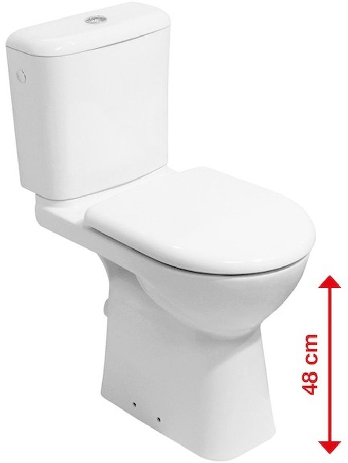 Jika Deep by Jika vas wc compact pentru persoane cu dizabilități alb H8236160000001