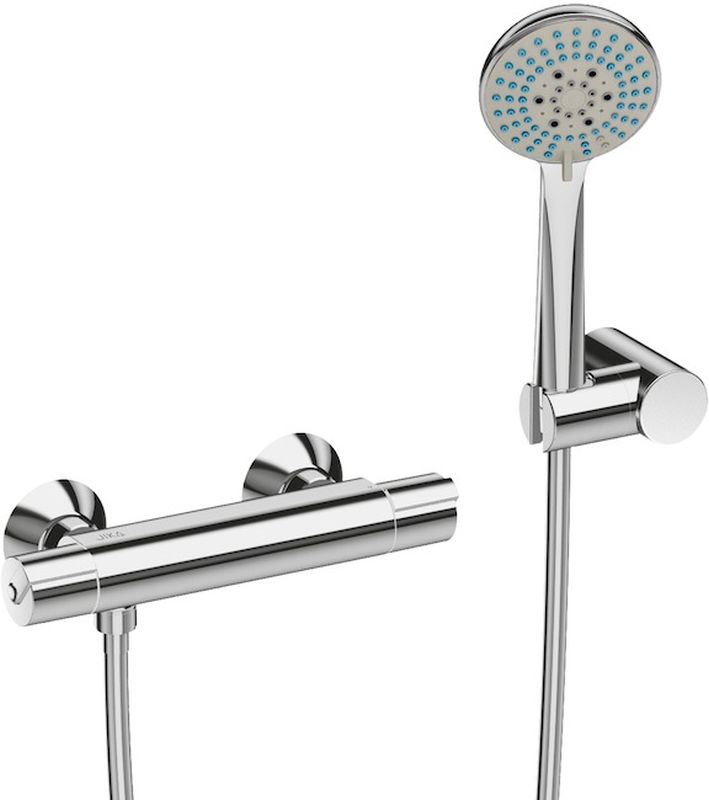 Jika Deep by Jika baterie de duș perete cu termostat crom H3331U70042711