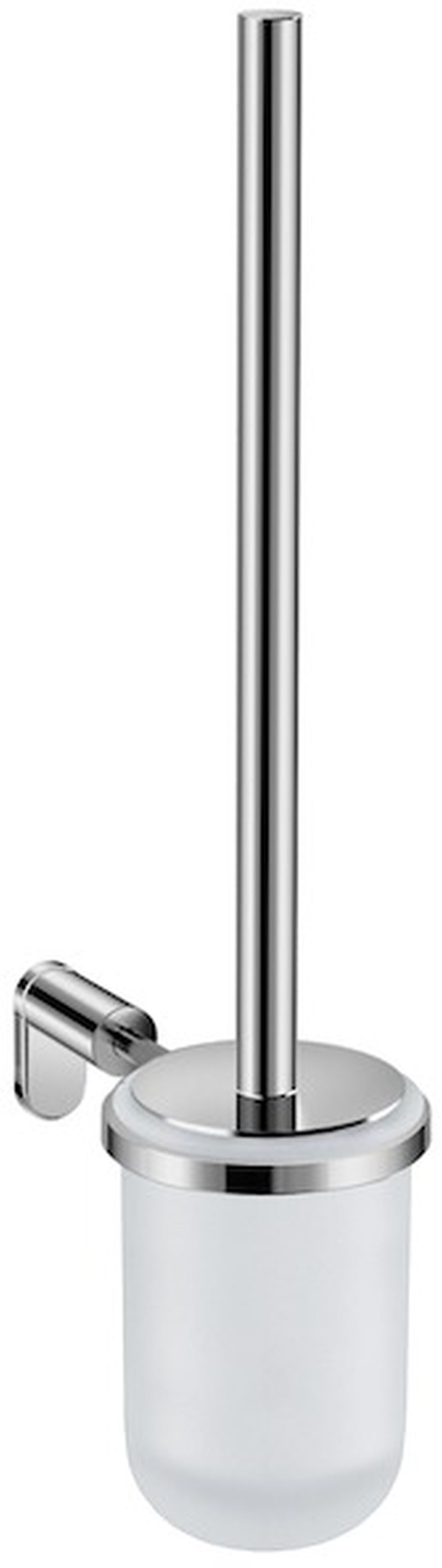 Jika Basic perie de toaletă înșurubat crom-sticlă H3843A10040001