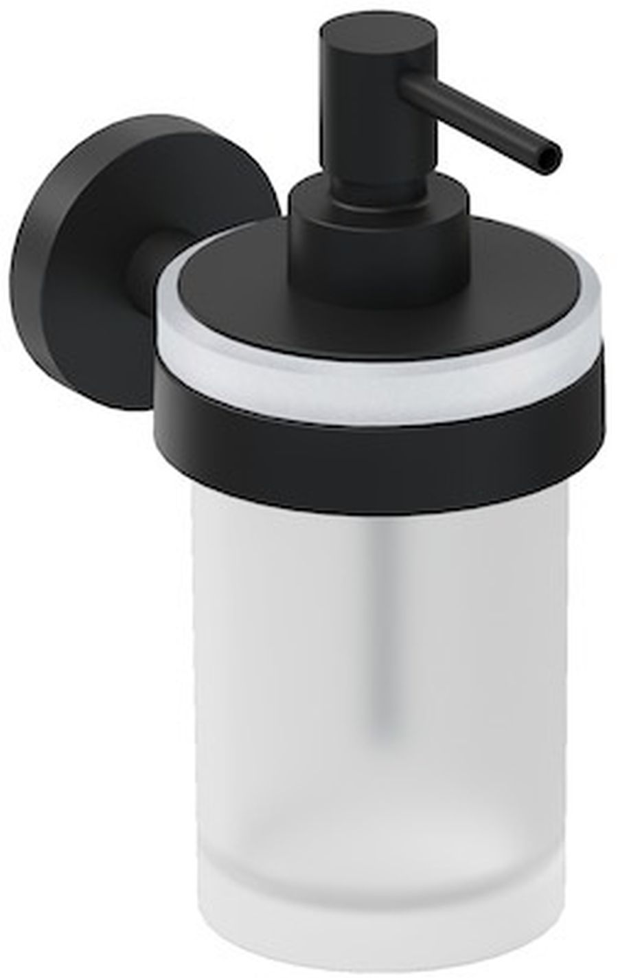 Jika Mio Style dozator săpun 200 ml negru-sticlă H3832F27161001