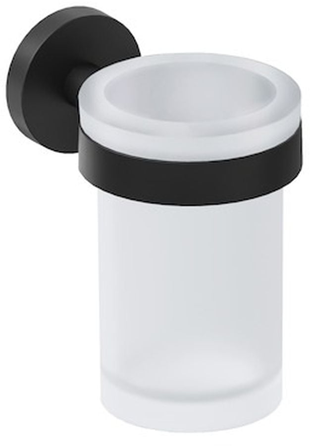 Jika Mio Style cană pentru spălat dinți alb-negru H3822F17160001