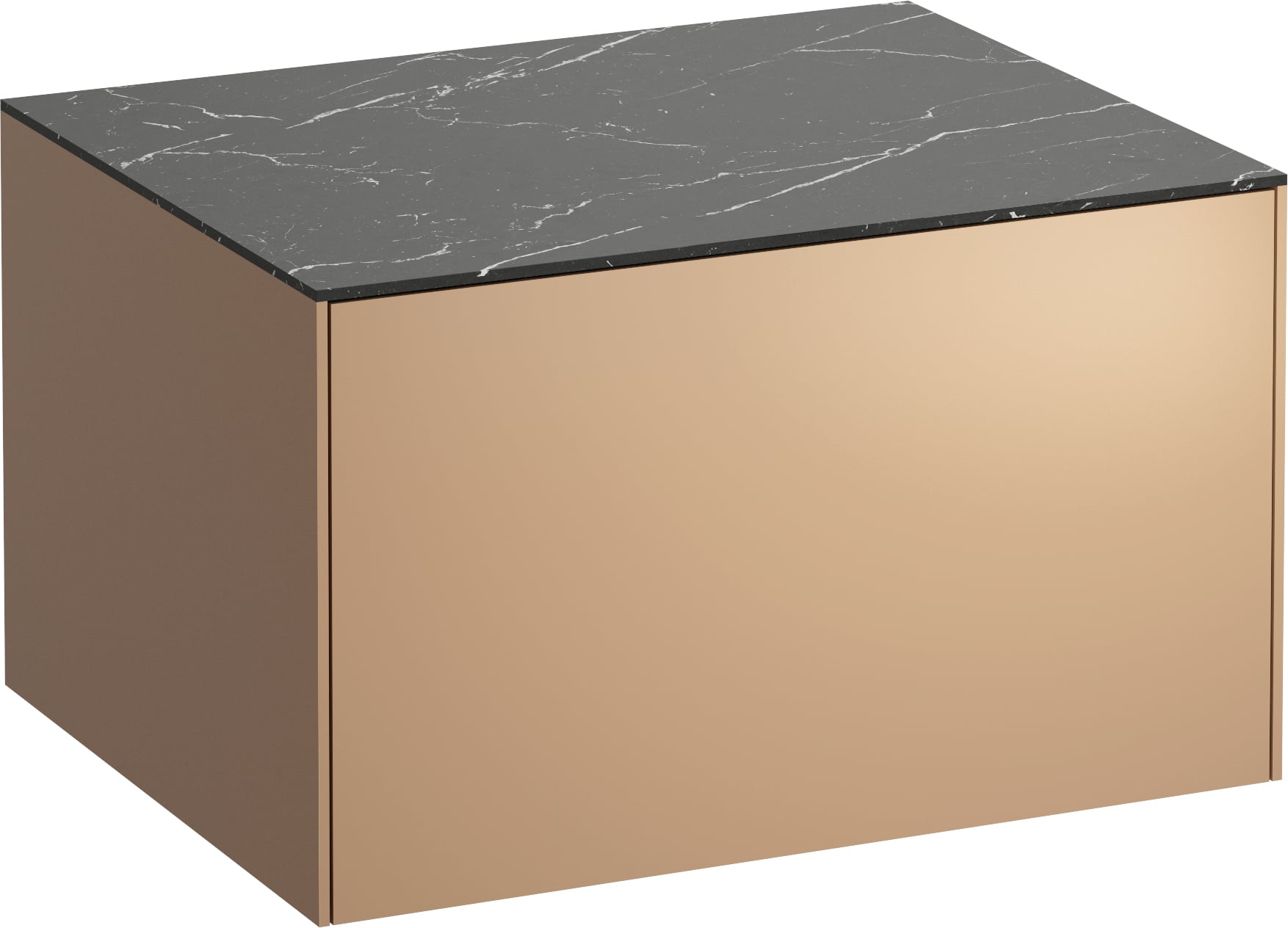 Laufen Sonar dulap cu blat 57.5x45.5x34 cm negru-cupru H4054000341411