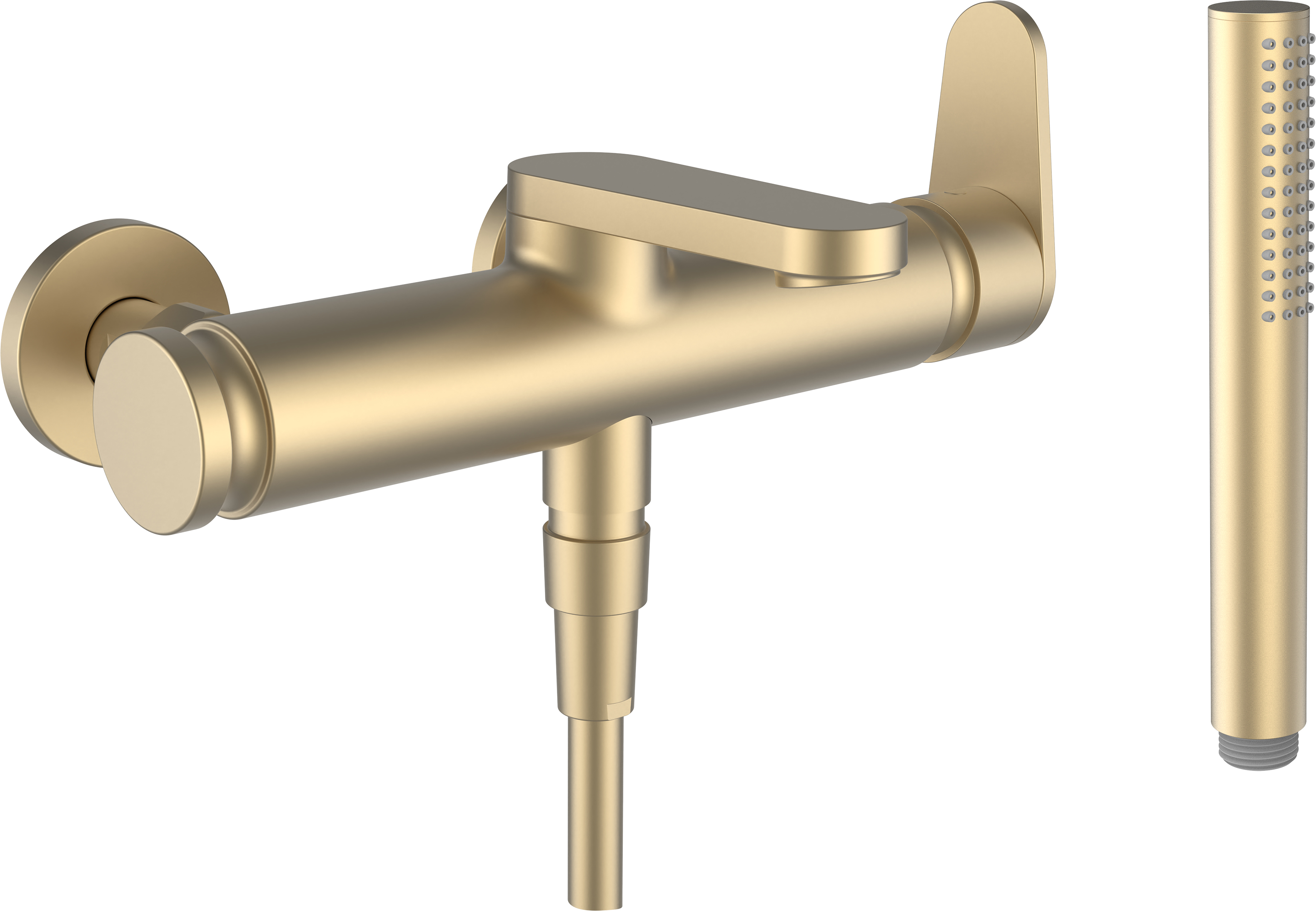 Laufen The New Classic baterie cadă-duș perete auriu HF900560462000