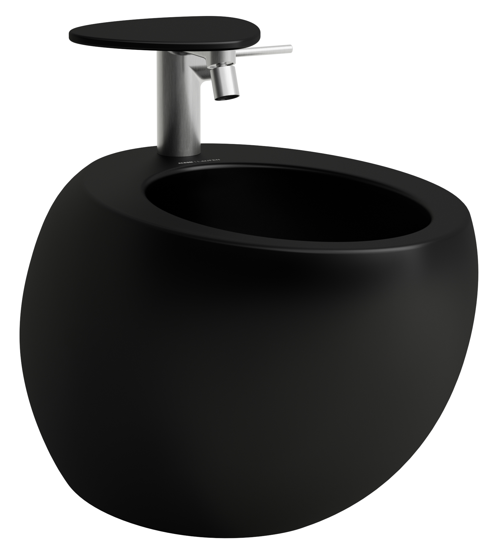 Laufen Il Bagno Alessi bideu agăţat negru H8309717163041