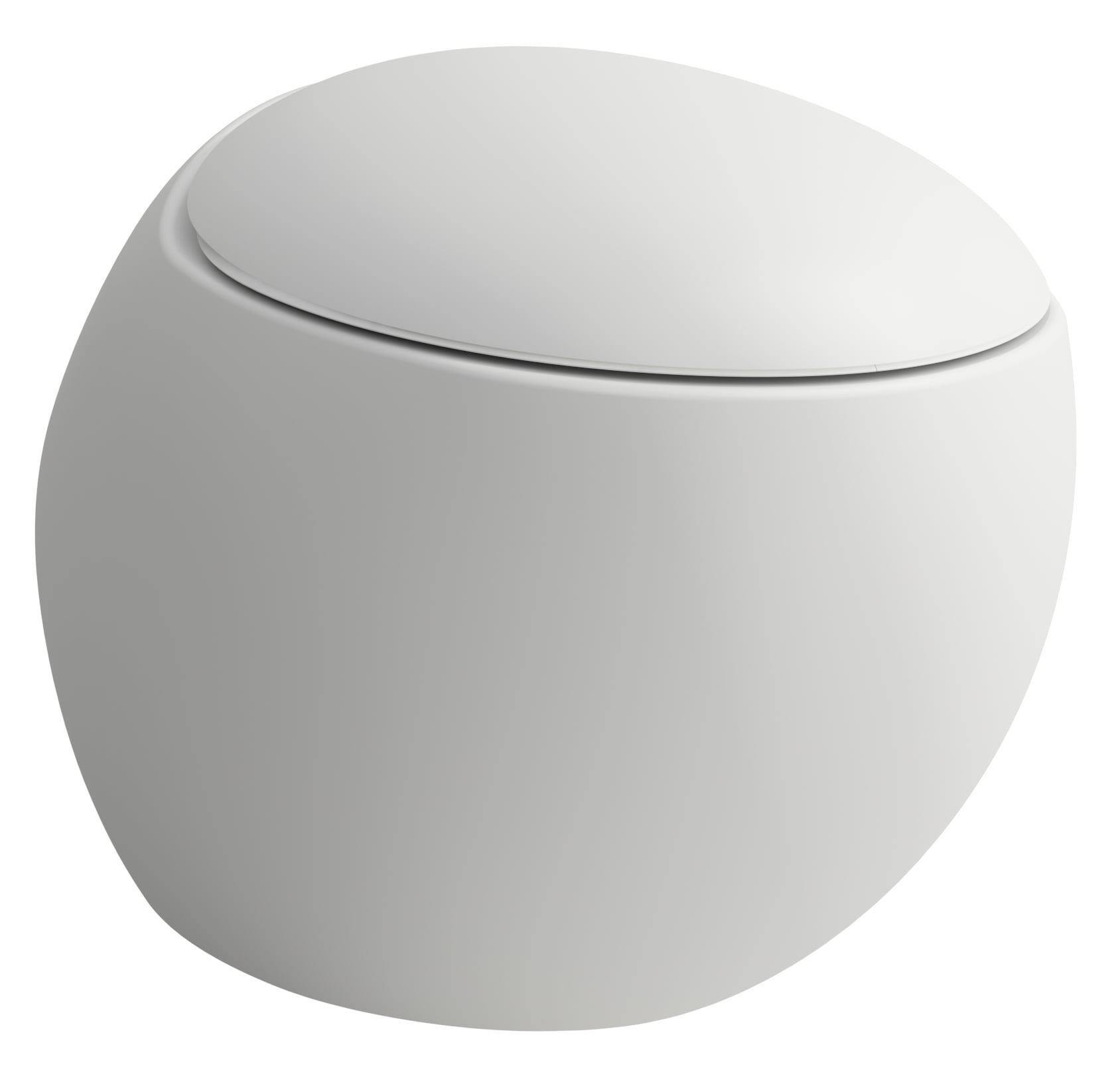 Laufen Il Bagno Alessi vas wc agăţat fără margine alb mat H8209717570001