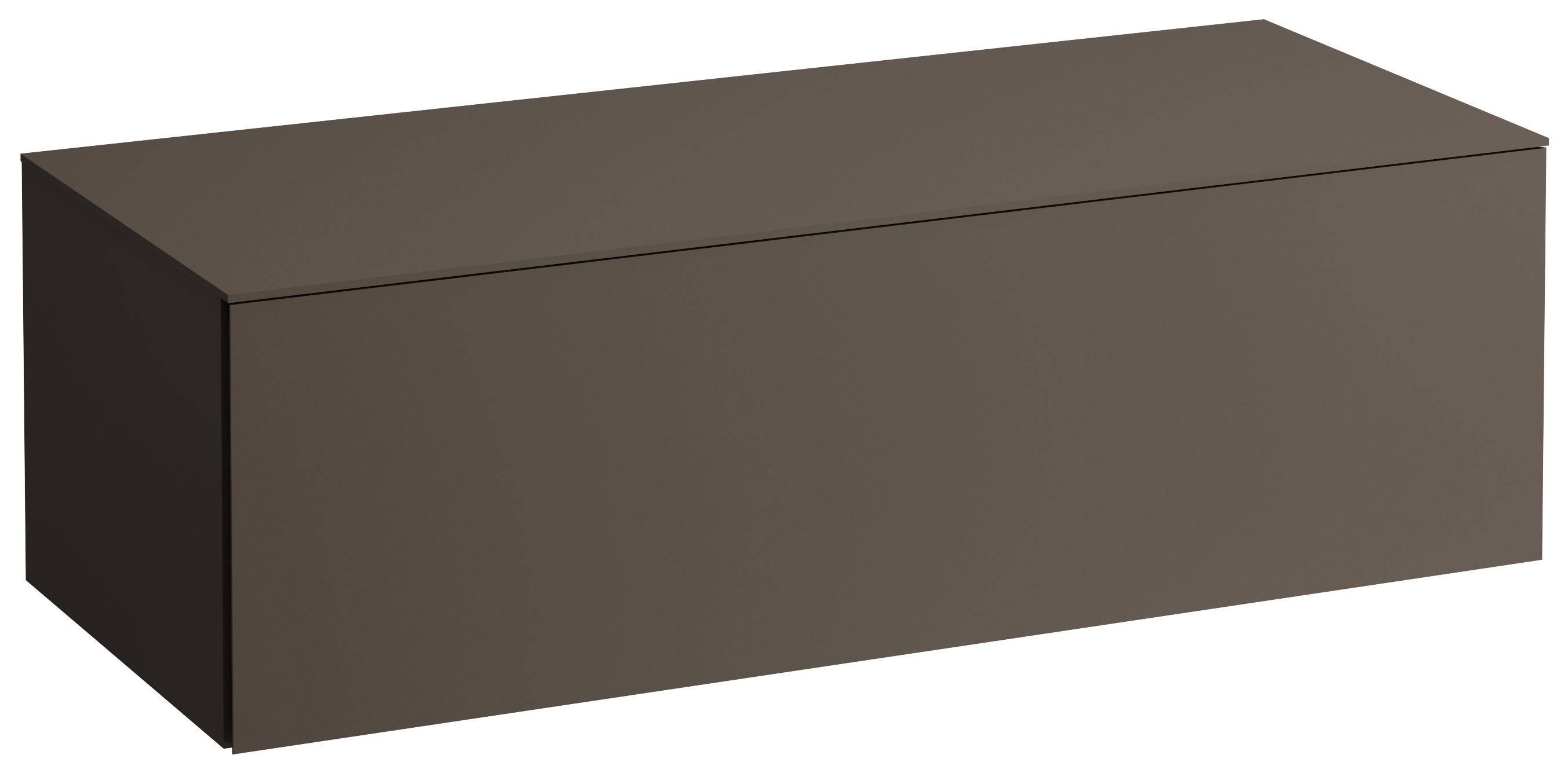 Laufen Il Bagno Alessi dulap cu blat 120x50x37 cm sub chiuveta pe perete caștan H4303000974291