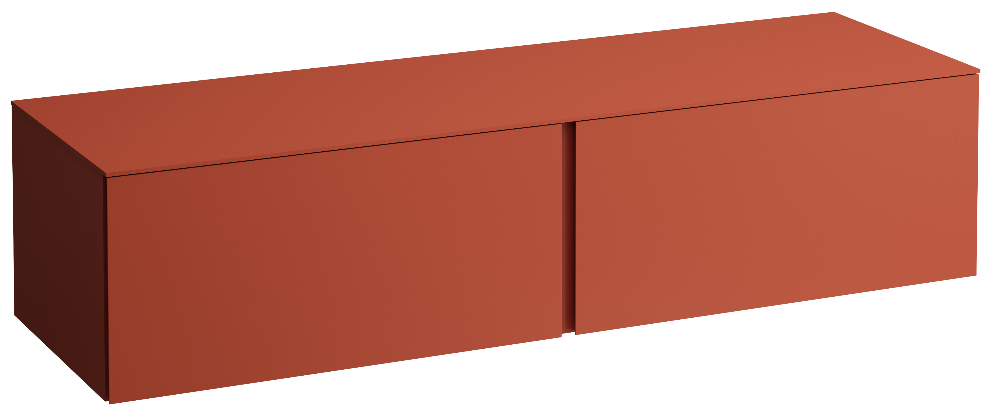 Laufen Il Bagno Alessi dulap cu blat 160x50x37 cm sub chiuveta pe perete H4303300972691