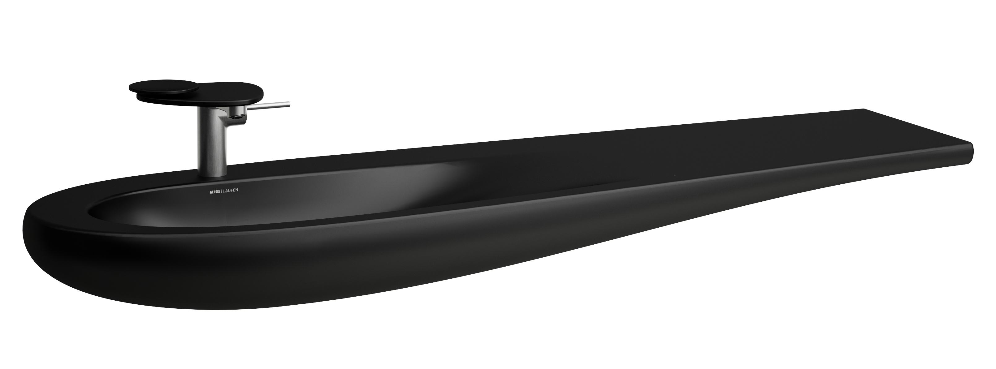 Laufen Il Bagno Alessi lavoar 160x50 cm clasică-mobilier negru H8149717161041