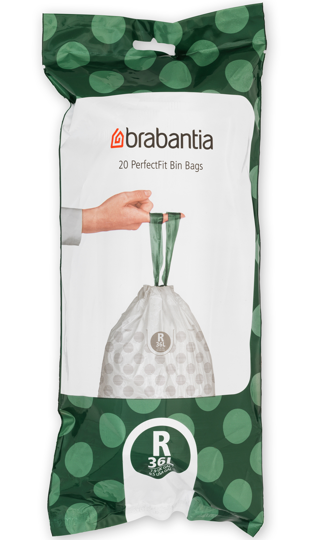 Brabantia PerfectFit saci de gunoi 36 l alb 138508