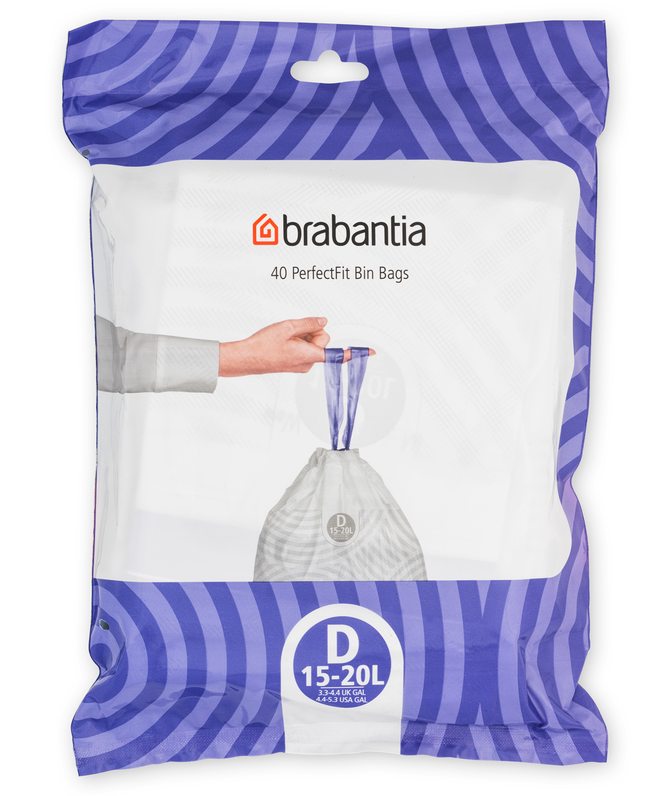 Brabantia PerfectFit saci de gunoi 12 l alb 138164