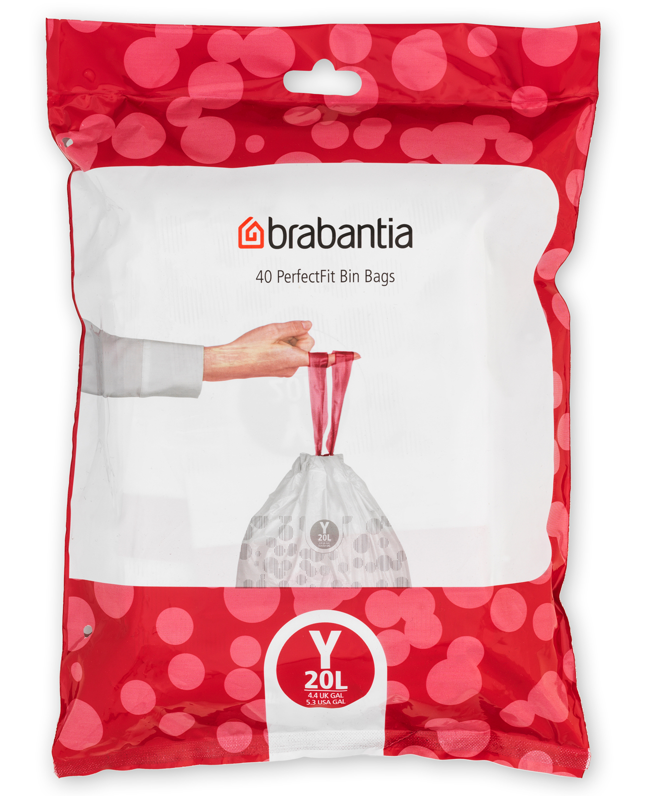 Brabantia PerfectFit saci de gunoi 20 l alb 138263