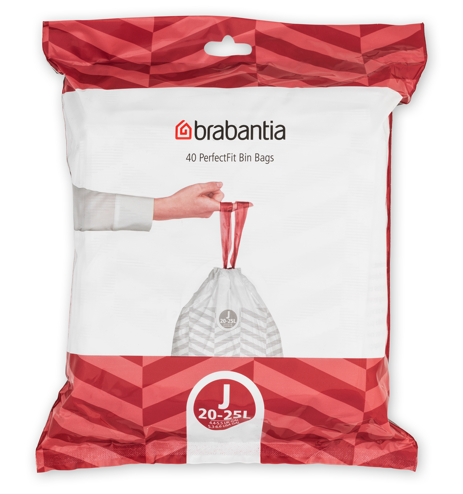 Brabantia PerfectFit saci de gunoi 25 l alb 115608