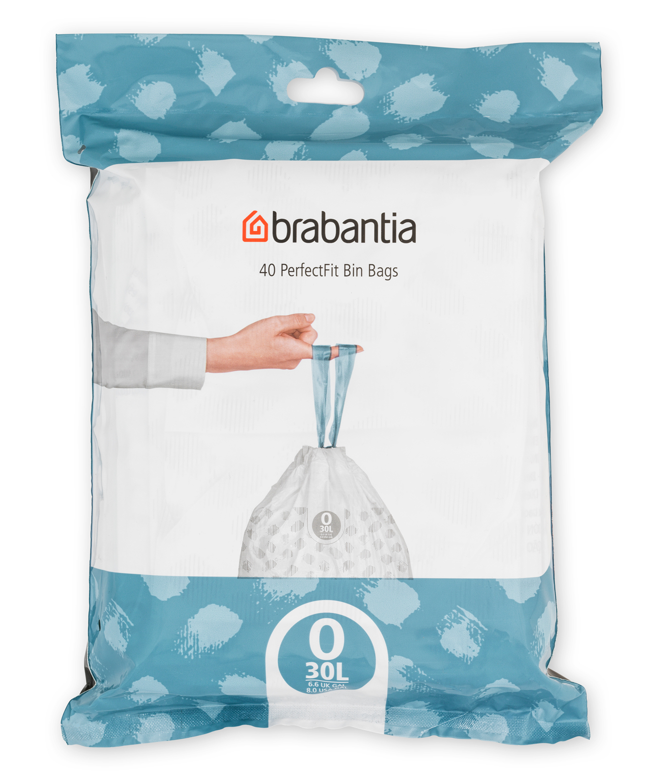 Brabantia PerfectFit saci de gunoi 30 l alb 124846