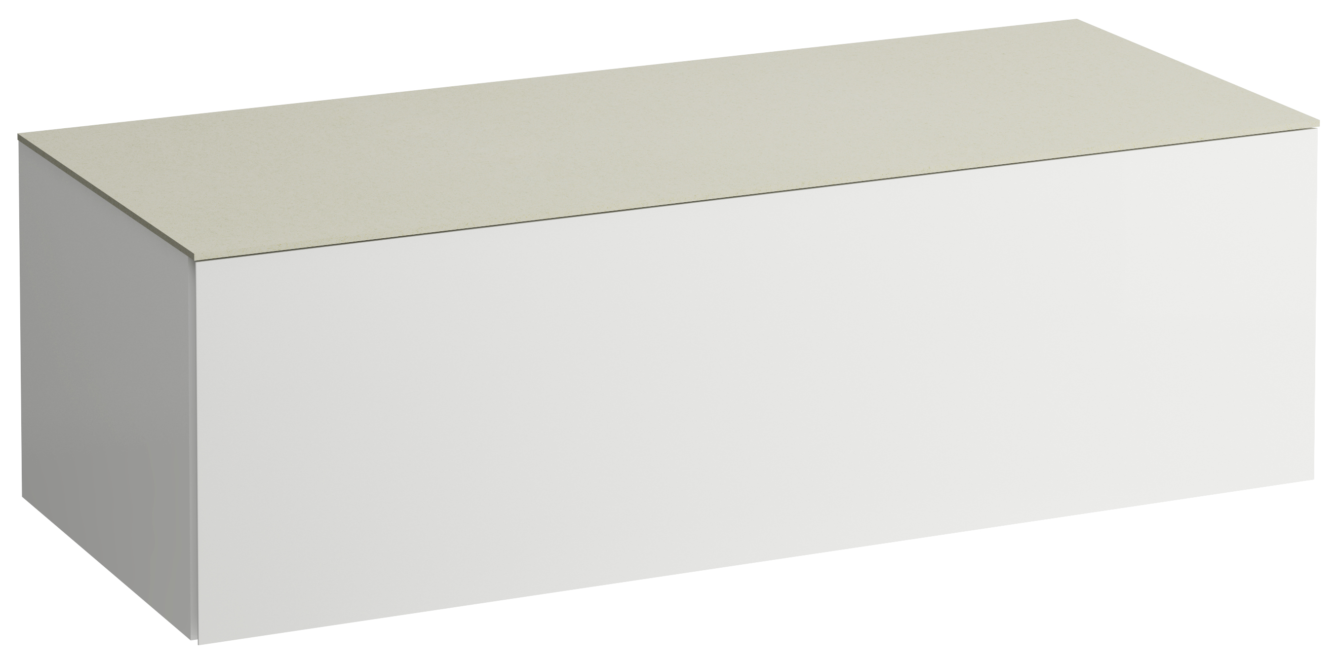 Laufen Il Bagno Alessi dulap cu blat 120x50x37 cm sub chiuveta pe perete alb H4313000972601