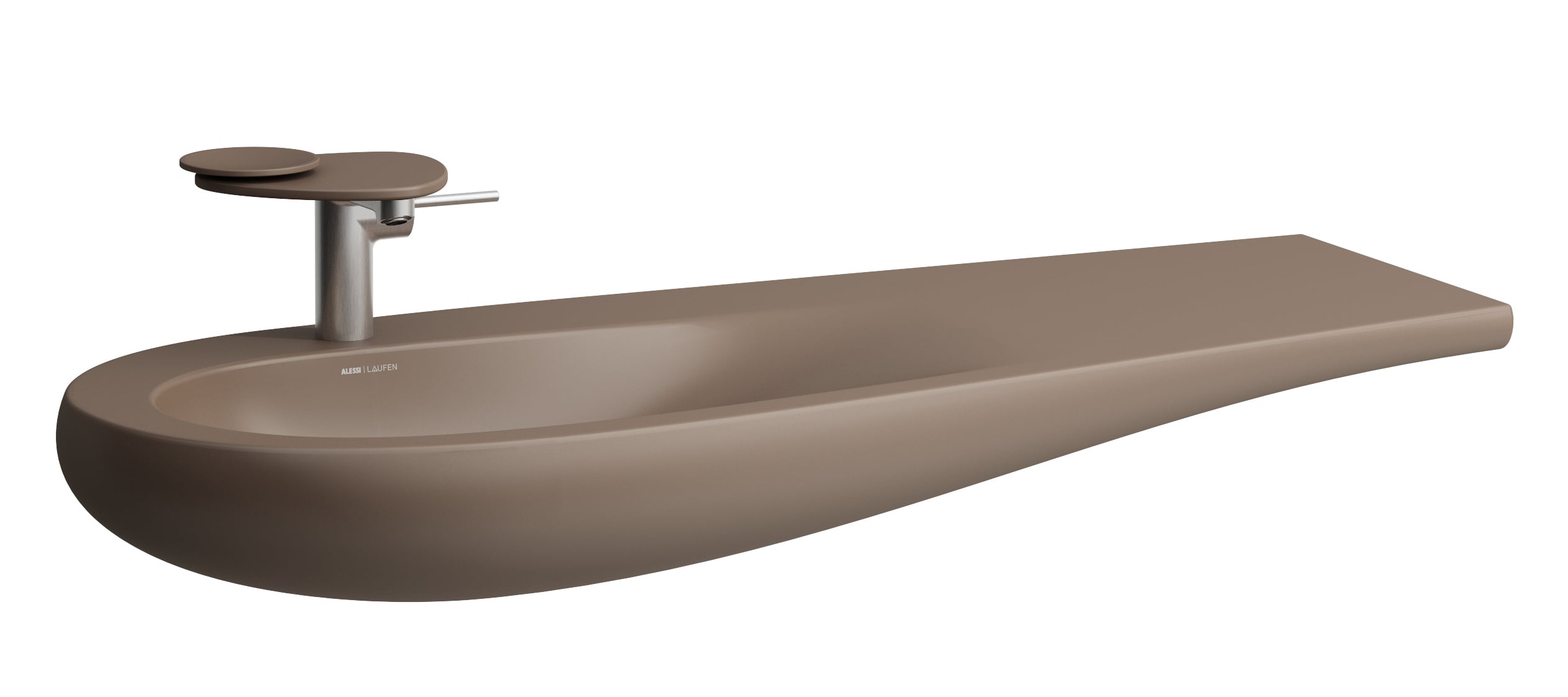 Laufen Il Bagno Alessi lavoar 120x50 cm clasică-mobilier maro/bej H8149731881091