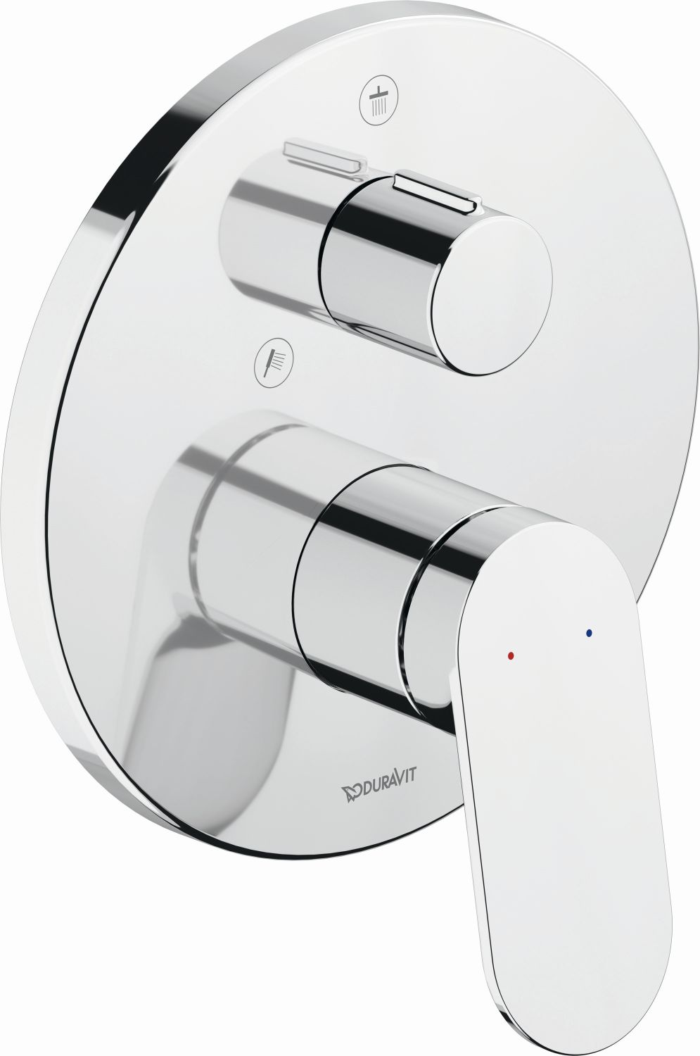 Duravit Wave baterie cadă-duș ascuns crom WA4210012010