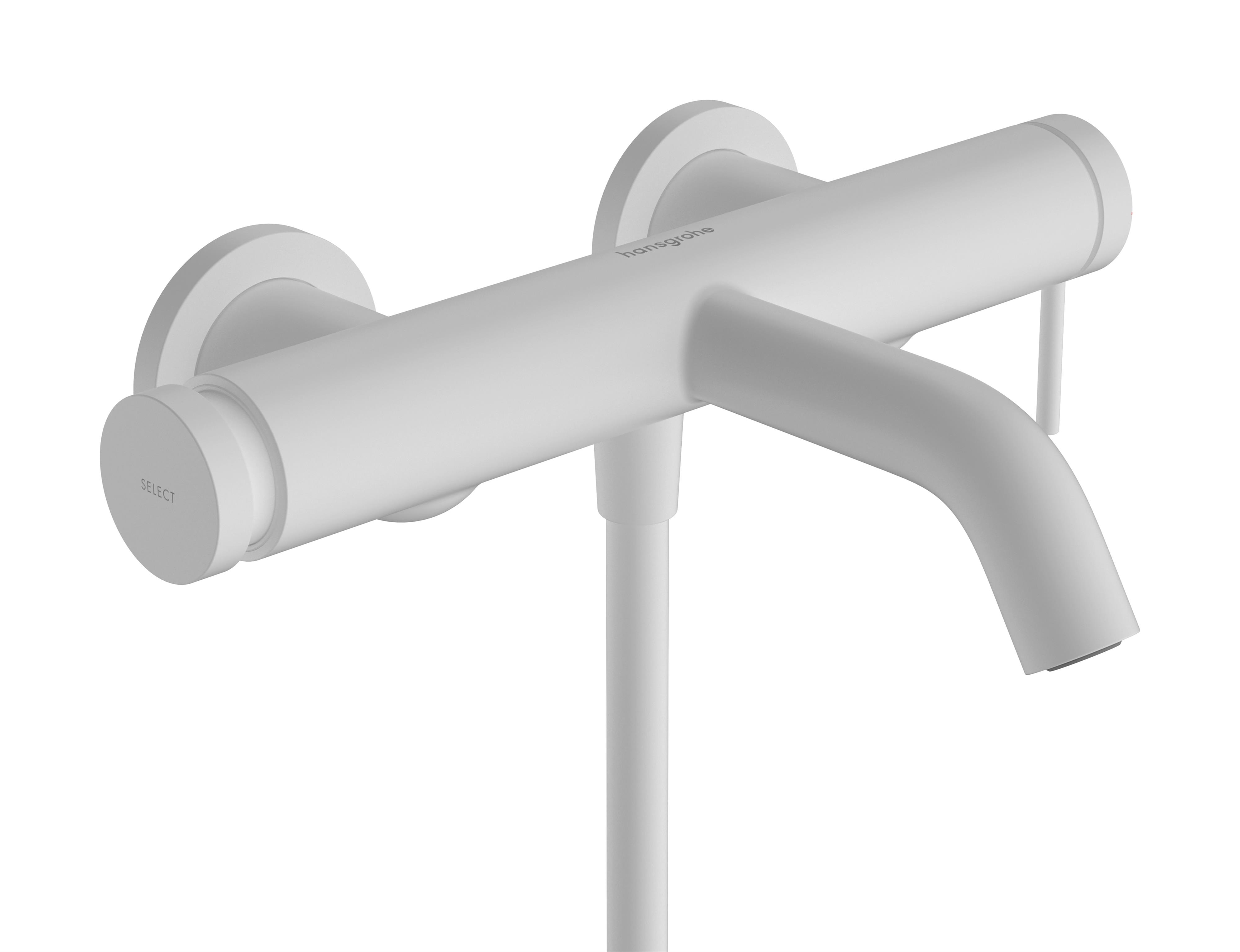 Hansgrohe Tecturis S baterie cadă-duș perete alb 73422700