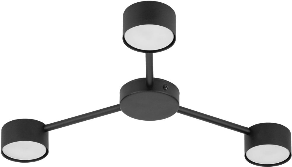TK Lighting Avia Black lampă de tavan 3x10 W negru 4689
