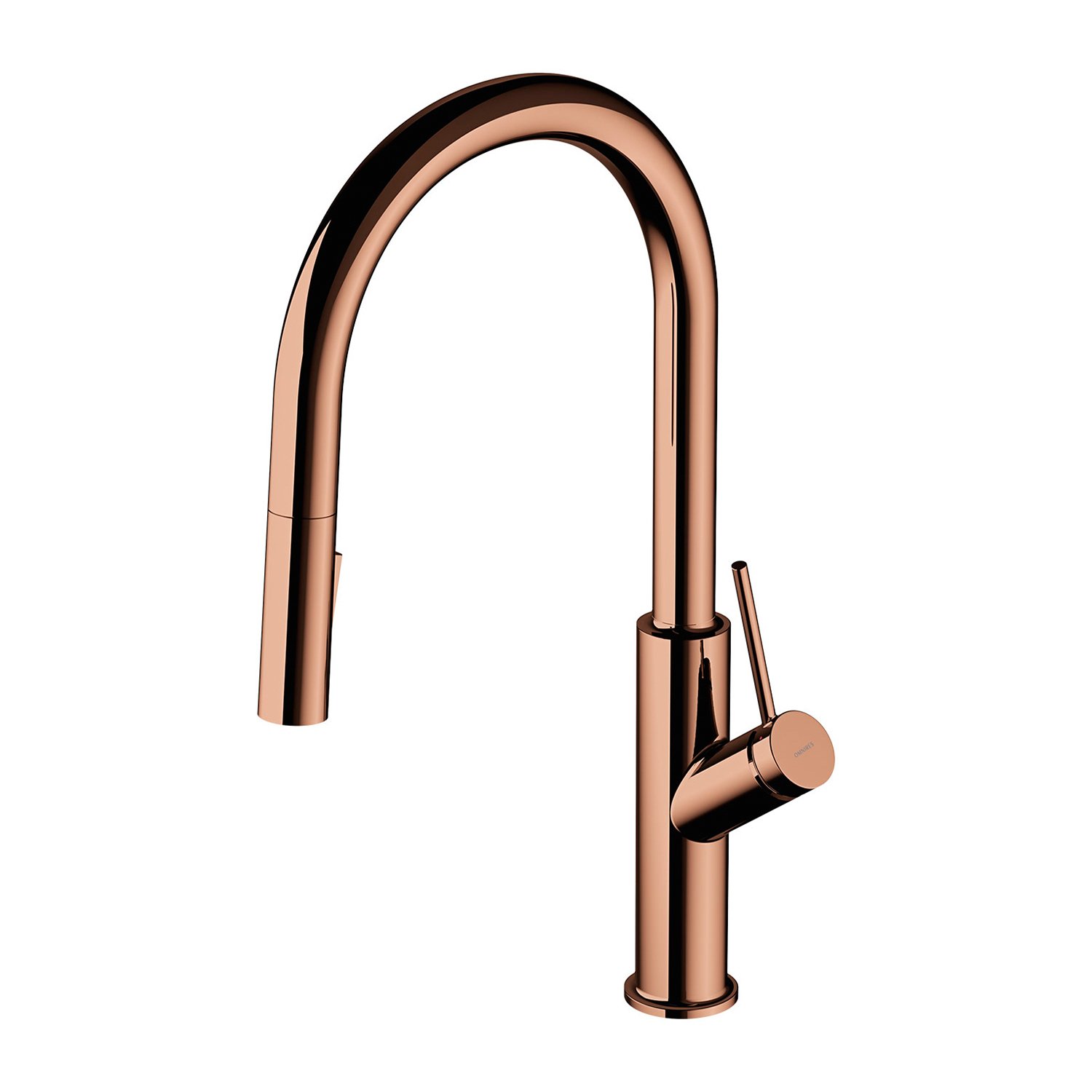 Omnires Bend baterie bucătărie pe picior cupru BE6455CP