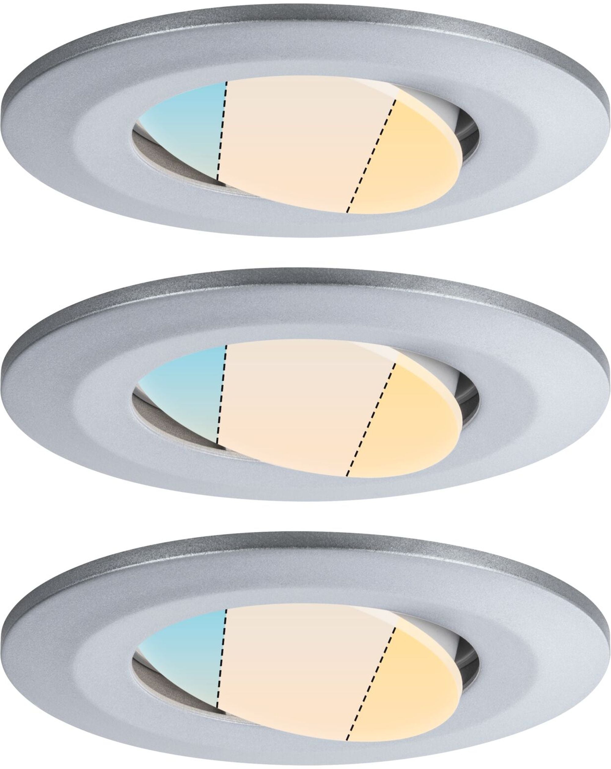 Paulmann Calla lampă încorporată 3x5 W crom 93095