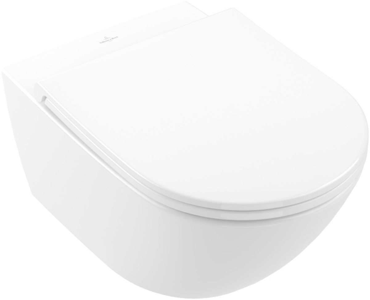 Villeroy & Boch Subway vas wc cu capac soft-close agăţat da alb 4670T901