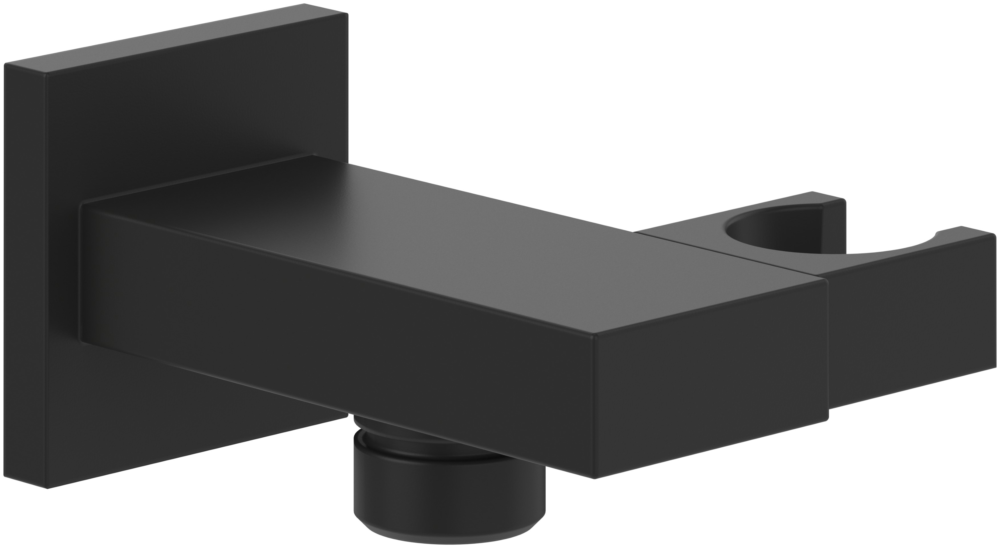 Villeroy & Boch Universal Showers conexiune unghiulară cu mâner negru TVC000463000K5