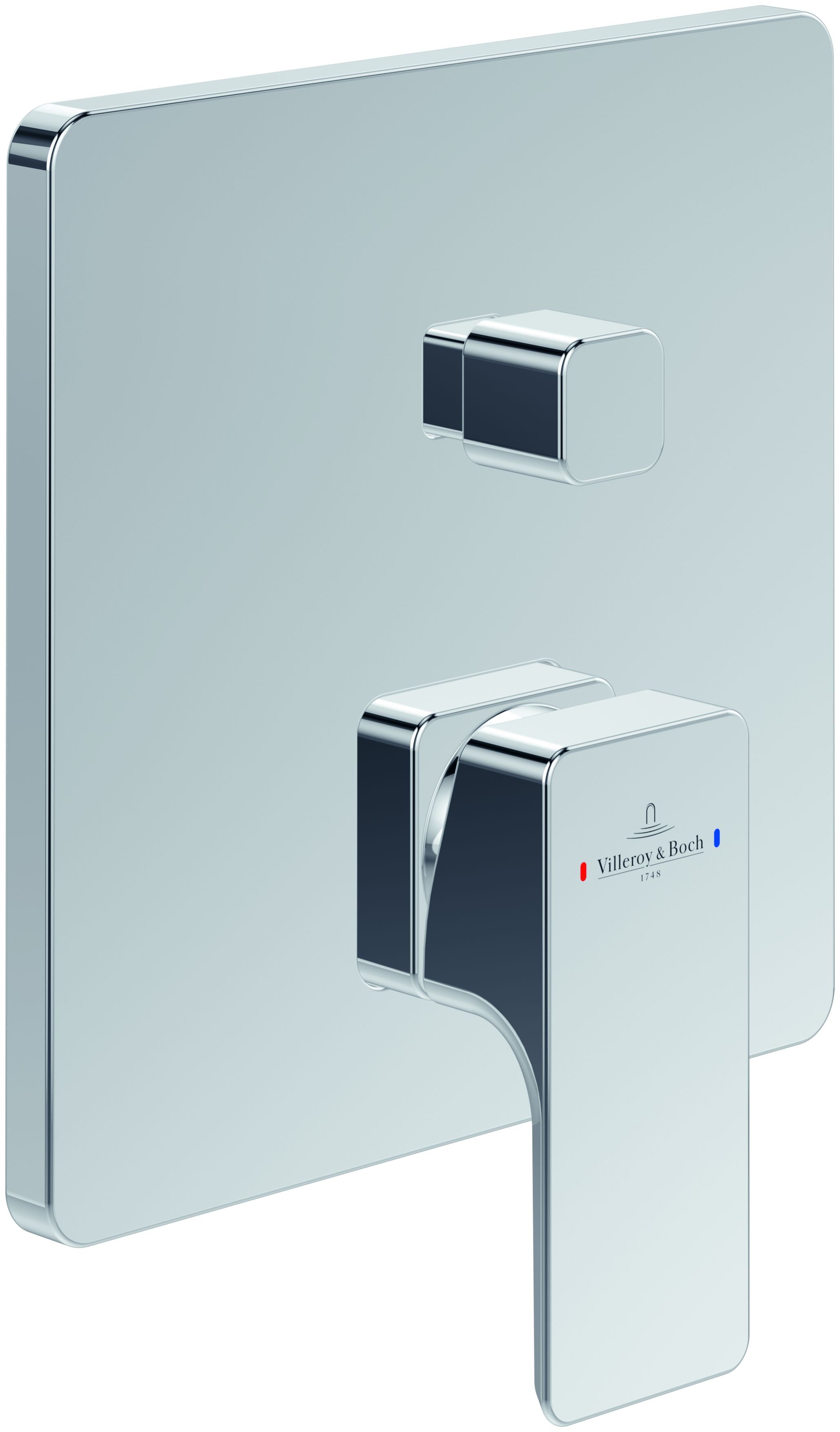 Villeroy & Boch Subway 3.0 baterie cadă-duș ascuns crom TVS11200300061