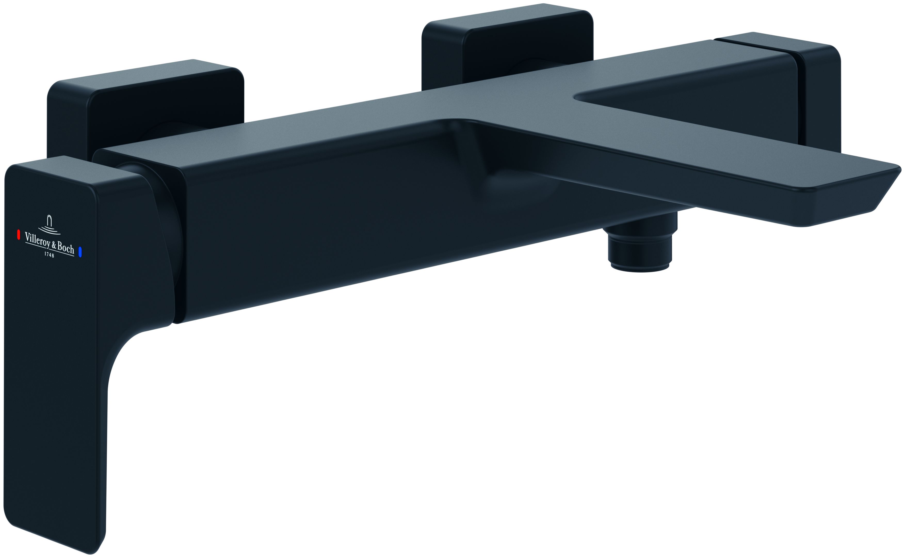 Villeroy & Boch Subway 3.0 baterie cadă-duș perete negru TVT112002000K5