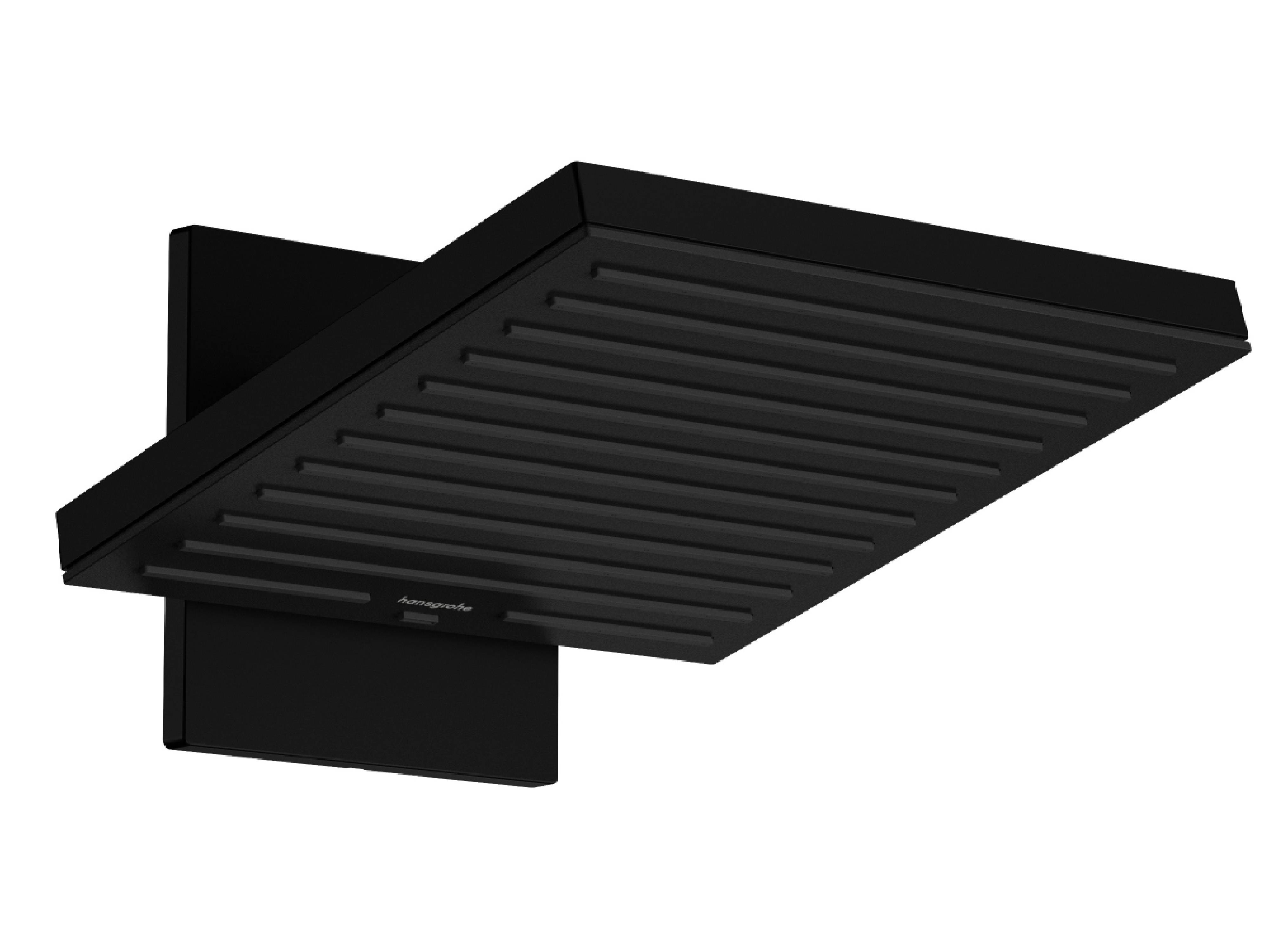 Hansgrohe Pulsify E cap de duș cu braț 26x26 cm pătrat negru 24351670