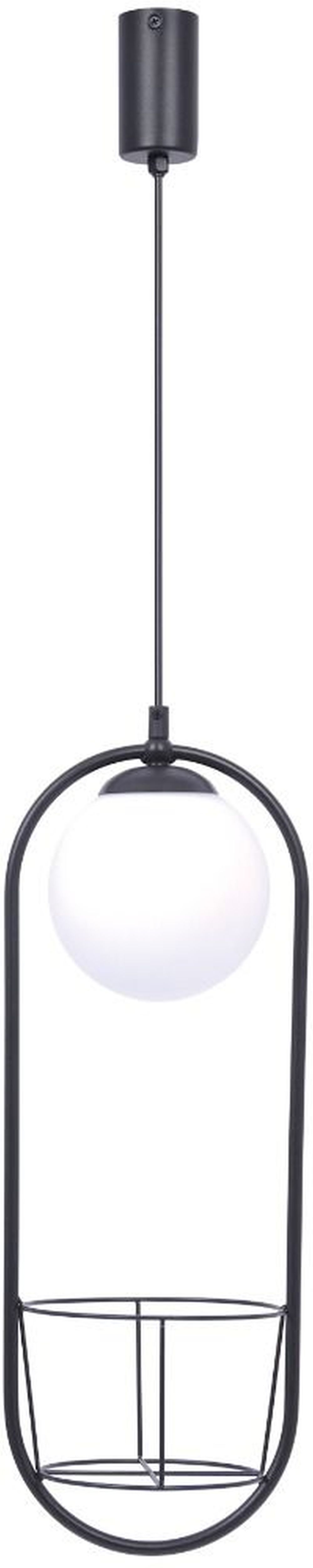 Zuma Line Plant lampă suspendată 1x40 W negru 5003