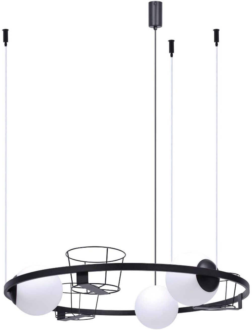 Zuma Line Plant lampă suspendată 3x40 W negru 5005