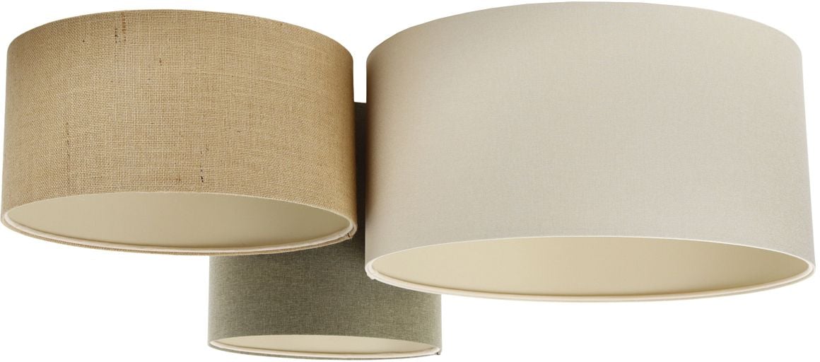 BPS Koncept Boho Ellegant lampă de tavan 3x60 W verde-bej 080-074